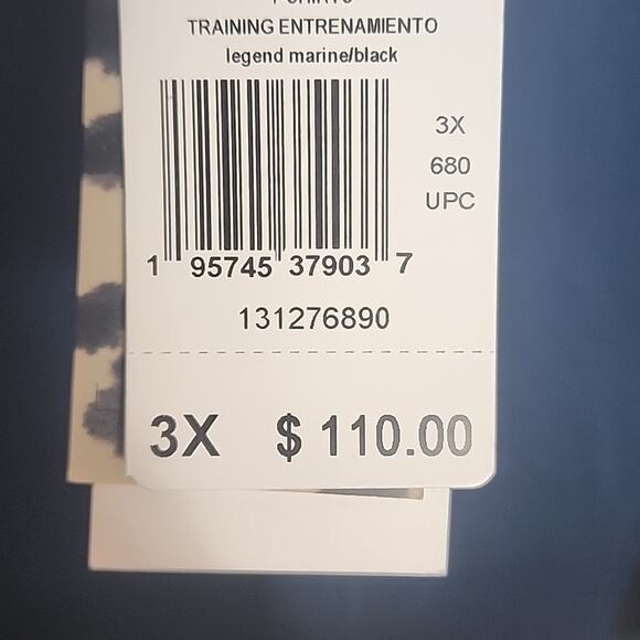 Adidas Honore Legend Marine Black Active Top, NWT, 3X - Picture 6 of 7